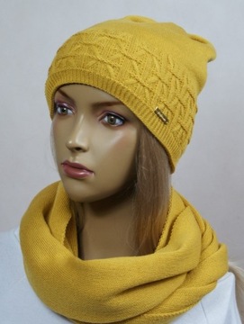 КОМПЛЕКТ ШАПКА без помпона + ЮБКА №38