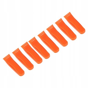 8X GWIZDEK RATUNKOWY PLASTIKOWY POMARAŃCZOWY