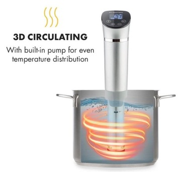 Циркулятор Klarstein Quickstick Flex для приготовления су-вид