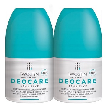 IWOSTIN DEOCARE Sensitive Antyperspirant 50 ML x2