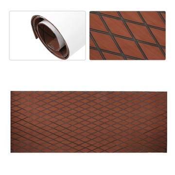 КОВРИК ДЛЯ ЛОДКИ EVA 70X190 CM ТЕМНО-КОРИЧНЕВЫЙ ЧЕРНЫЙ