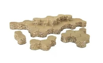 Battletech Battlefield in A Box HexTech HEXT13 Atlean Steppes 2 / холмы
