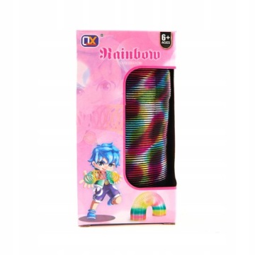 DUŻA SPRĘŻYNA MAGICZNA 15CM KOLOROWA ZABAWKA