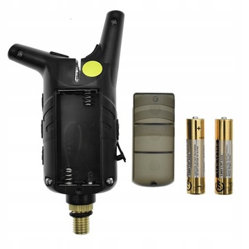 Электронный индикатор поклевки SWINGER, ЖЕЛТЫЙ светодиод, металлический наконечник