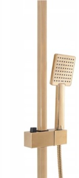 Zestaw Prysznicowy REA JACK Złoty Szczotkowany Gold Brush Rea