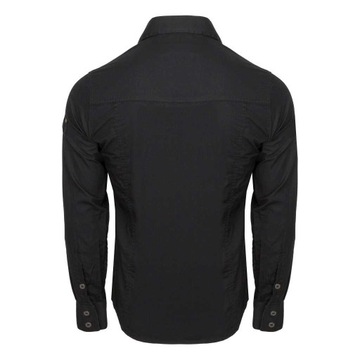 Košeľa s dlhým rukávom BRANDIT SlimFit Shirt Čierna M
