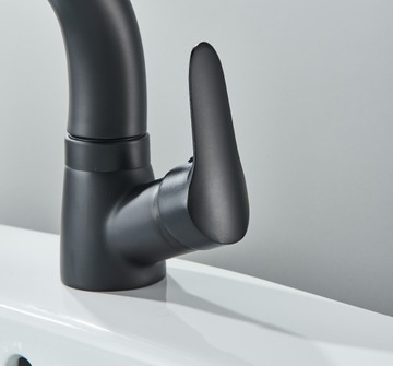 BATHROOM FACTOR, ВЫДВИЖНОЙ ИЗЛИК ДЛЯ УМЫВАЛЬНИКА, ЧЕРНЫЙ, ЛАТУНЬ, ARI