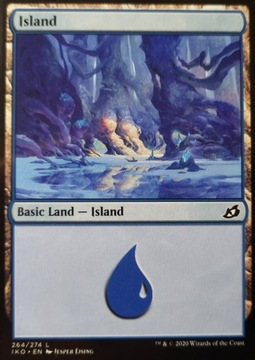 MtG: Island (V.2) (IKO) *foil*