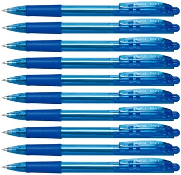 Długopis automatyczny Pentel BK417 nieb. 10 szt.