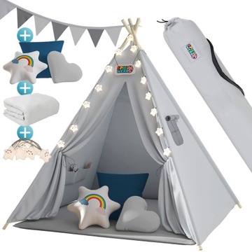 Namiot dla dzieci Tipi ogrodowy Zestaw wigwam iglo
