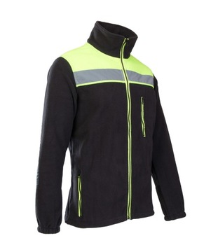 СВИТШОТ WORK ИЗ ФЛИСА СО СВЕТООБРАЗНЫМ ОБРАЗОМ РАБОЧАЯ КУРТКА 3XL