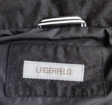 Lagerfeld czarna klasyczna kurtka wiosna/jesień