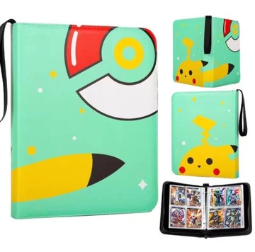 ALBUM segregator na 900 KART POKEMON z uchwytem