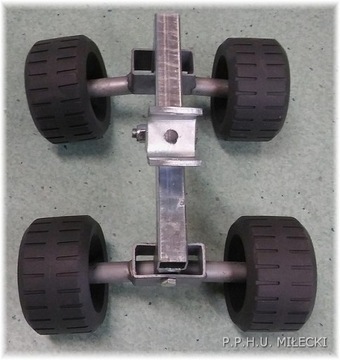 Супербоковые ролики Четырехроликовая тележка BRENDERUP