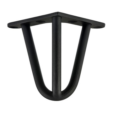 MORIA DESIGN Metalowe nóżki meblowe do komody Hairpin legs 10 cm fi 10 mm