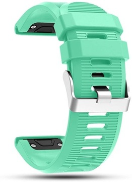 SELEDYNOWY Silikonowy Pasek Garmin FENIX 6X Quick