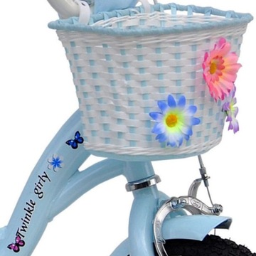 12-дюймовый велосипед TWINKLE GIRLY Butterflies Light BLUE