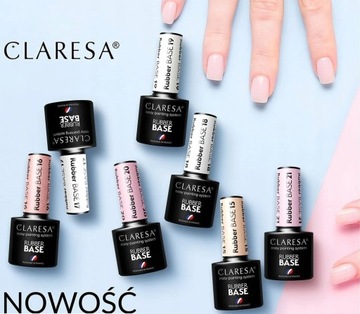 Claresa BAZA RUBBER kauczukowa base drobinki 12