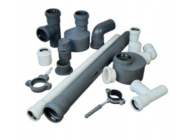 Ревизия водосточной трубы 110 мм, ПП Серый очиститель