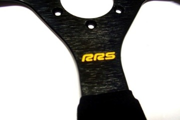 RRS 3R, плоский раллийный руль, 380 мм, замша, kjs