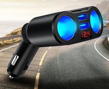 РАСПРЕДЕЛИТЕЛЬ ПРИЖИГАЛА, ЗАРЯДНОЕ УСТРОЙСТВО 2, USB, ВОЛЬТМЕТР