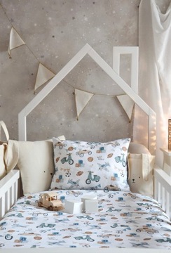 Постельное белье с наполнителем 120х90см Ретро мальчик