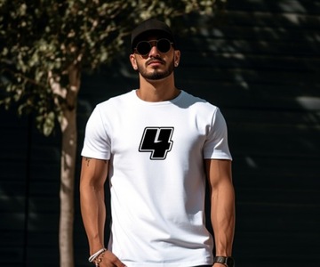 термопереводка для футболки СПОРТИВНЫЙ НОМЕР 4 размер 20 х 21,4 см