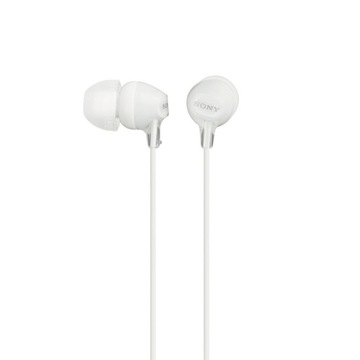 Słuchawki douszne Sony MDR-EX15LPW białe