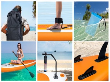 SUP доска 335 см PRO, надувное весло с веслом и сиденьем 150 кг.