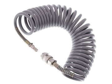 WĄŻ SPIRALNY PE 5X8mm DŁUGOŚĆ 5m