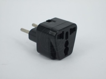 3-контактный разъем ИТ-адаптера, универсальный для Великобритании/США/ЕС/Австралии