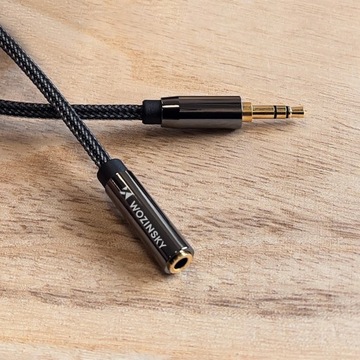 Удлинитель Wozinsky mini jack (гнездо-папа) AUX удлинитель 3 м черный