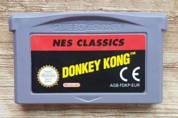 Donkey Kong NES Classics Game Boy Advance prezent Gameboy