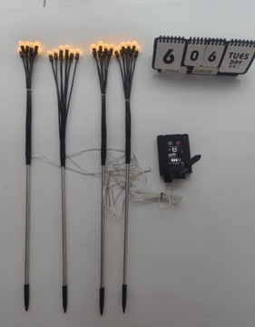 ПРИБОРНАЯ СОЛНЕЧНАЯ ЛАМПА, ШАРИКИ, ВОДОНЕПРОНИЦАЕМЫЕ САДОВЫЕ ЛАМПЫ, 8LED, 4ШТ + ДИСТАНЦИОННОЕ УПРАВЛЕНИЕ