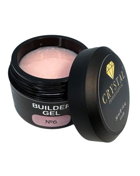 Builder Gel #6 CRYSTAL PROFESSIONAL, 30ml żel budujący