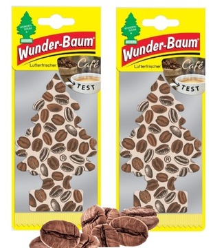ZAPACH WUNDER BAUM CHOINKA ZAPACHOWA CAFE KAWA