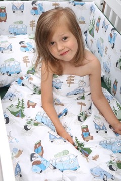 ПОСТЕЛЬНОЕ ПОСТАЛЬНОЕ 100х135 см ДЛЯ ДЕТСКОЙ кроватки 2 EL BABYMAM