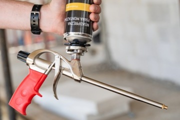 ПИСТОЛЕТ ДЛЯ КЛЕЕВОЙ ПЕНЫ Bauhus METAL премиум-класса для монтажной пены