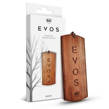K2 EVOS BOSS SET Автомобильные духи 50мл + деревянная подвеска