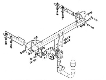 AUTO ZAŘÍZENÍ(HÁK) TÁŽNÝ DO SUZUKI VITARA 2015-2024 II 2 LY+FL PĚTIDVEŘOVÝ 2WD 4WD