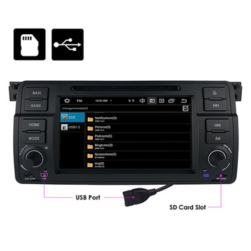 РАДИО ANDROID BMW 3 E46 M3 ROVER 4/64G CARPLAY DSP