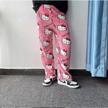 Spodnie Hello Kitty ~ Piżamowe ~ Idealne na Prezent XXL