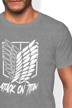 MĘSKA KOSZULKA ATTACK ON TITAN ATAK TYTANÓW R. S T-SHIRT MĘSKI TSHIRT