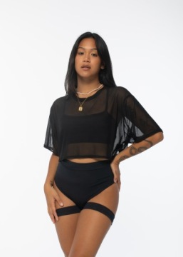 Шорты для тверка на пилоне с S-образными бретелями