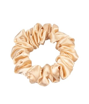 ONLYGHD MAŁA SATYNOWA SCRUNCHIE - gumka do włosów w kolorze szampańskim
