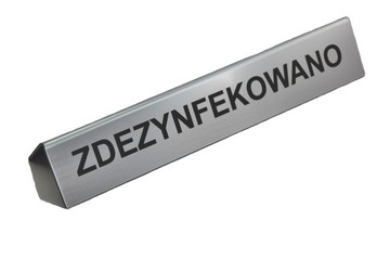 ZDEZYNFEKOWANO-INFORMACJA NA STOLIK DO RESTAURACJI