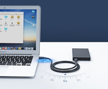 Кабель USB 3.2 1 м, черный