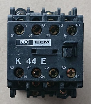 Stycznik BBC K44E 220V 10A 4NC 4NO