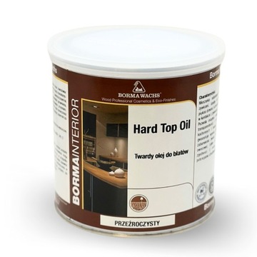 Olej Twardy do Blatów Hard Top Oil Borma Wachs - bezbarwny 750ml
