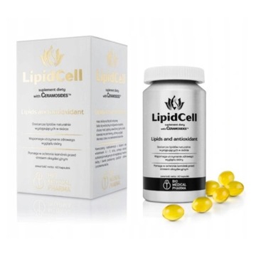 LIPID CELL LIPIDCELL SKÓRA SKWALEN WIT. A E 60 kap